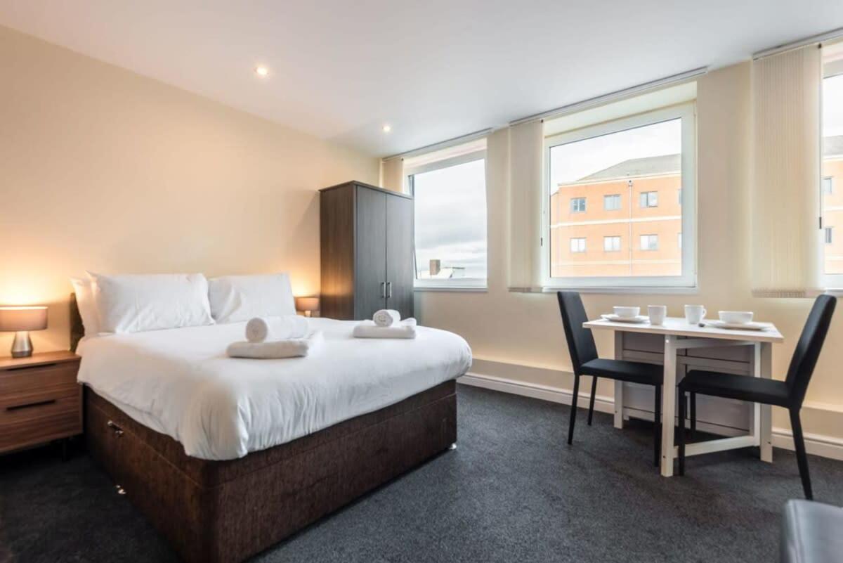 Modern & Bright Budget Studio In Central Doncaster Appartement Buitenkant foto