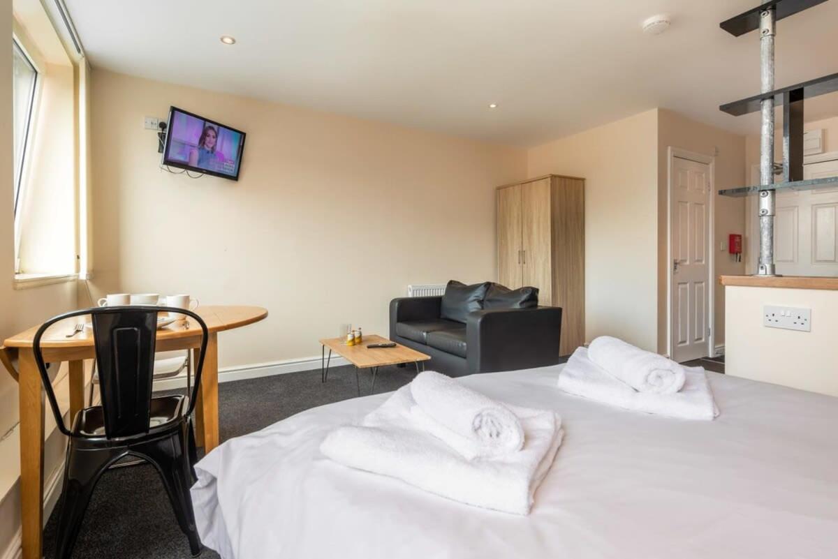 Modern & Bright Budget Studio In Central Doncaster Appartement Buitenkant foto
