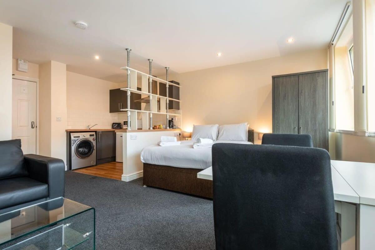 Modern & Bright Budget Studio In Central Doncaster Appartement Buitenkant foto