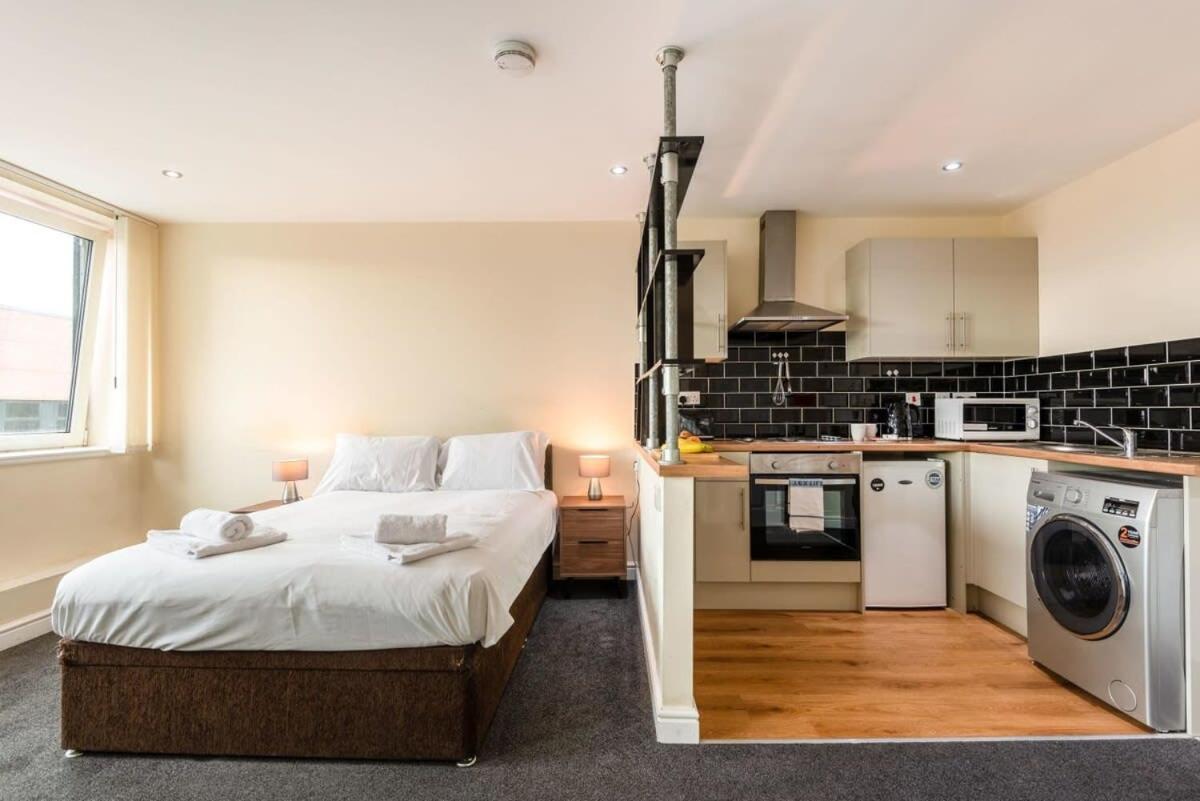 Modern & Bright Budget Studio In Central Doncaster Appartement Buitenkant foto